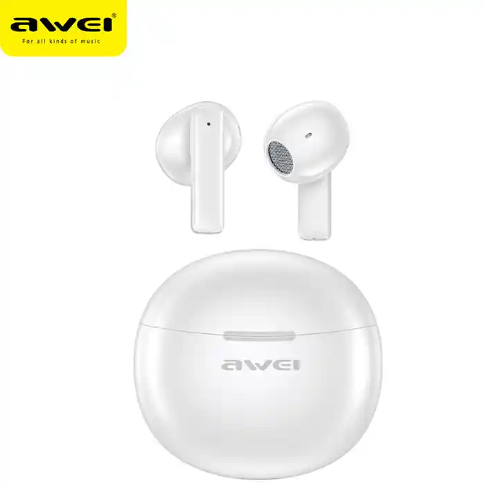 Awei T87 TWS Earbuds Wireless Bluetooth Earphones With Mic HD Call Noise Reduction Headphones Hifi Sound Music Gamer Headset